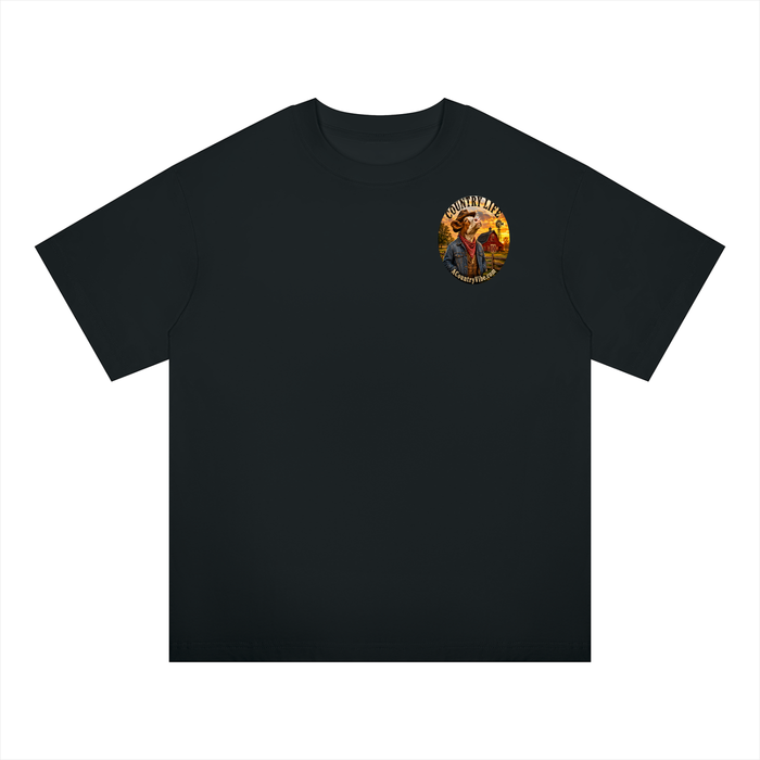 Country Life / ACountryVibe.Com Unisex Oversized Drop Shoulder T-Shirt