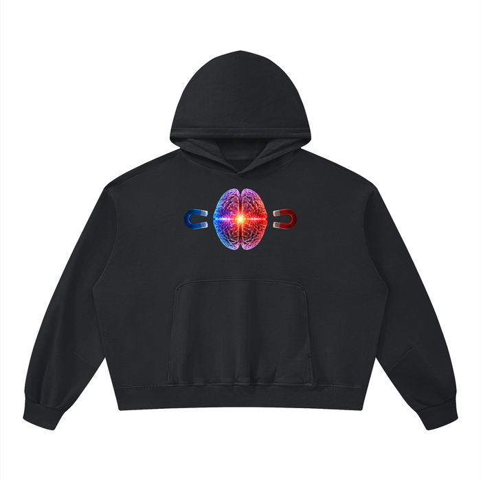 CRISPR brain hoodie Unisex Boxy Vintage Washed Hoodie
